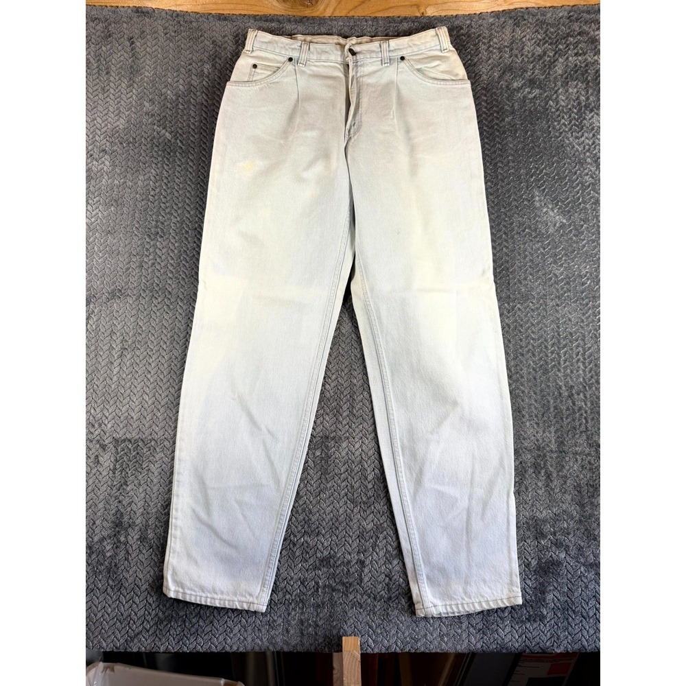 Levi's Tapered Jeans Mens 36x34 Blue Denim Cotton Light Wash Mid Rise Streetwear
